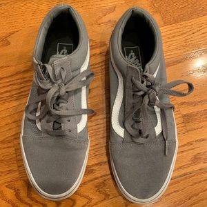 Grey old skool vans